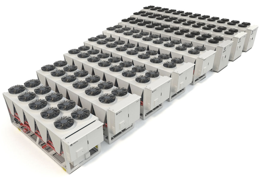 Vertiv lancia soluzioni di raffreddamento gratuito ad alta capacità e basso GWP per data center AI in EMEA